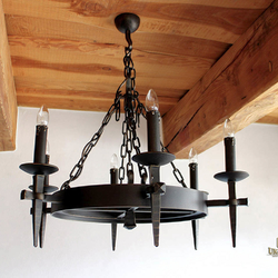 Luxury chandelier ANTIK with historical design - lighting for historical buildings, castles, manor houses, chateaus