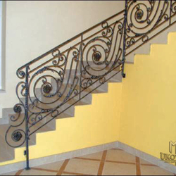 Zábradlie na schody - kované zábradlie do interiéru