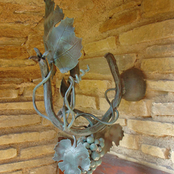 A vintage light - a hand forged lamp A vintage light - a hand forged lamp