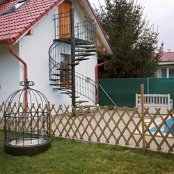 Exteriérové točité schody a zábradlie - kované schodisko a zábradlie Exteriérové točité schody a zábradlie - kované schodisko a zábradlie