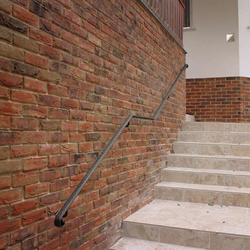 A simple forged railing A simple forged railing