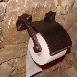 Kovaný držiak na toaletný papier - kované doplnky Kovaný držiak na toaletný papier - kované doplnky