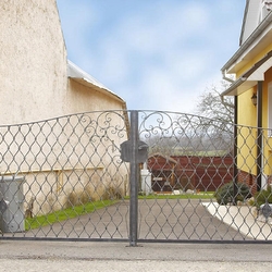 A wrought iron gate - subtle details