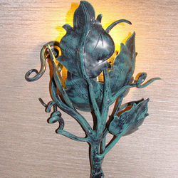Luxusn svietidlo  - bon kovan lampa Slnenica