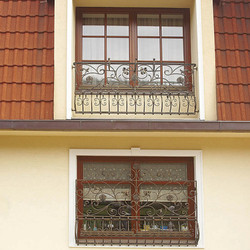 Rustikálne kované zábradlie - exteriérové zábradlie Rustikálne kované zábradlie - exteriérové zábradlie