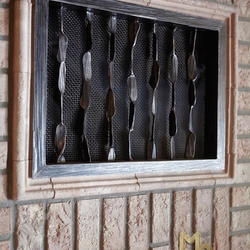 A wrought iron grille - Crazy