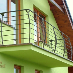 Moderné kované zábradlie - balkónové zábradlie Moderné kované zábradlie - balkónové zábradlie