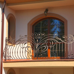 Exteriérové zábradlie na balkón - romantické zábradlie Exteriérové zábradlie na balkón - romantické zábradlie