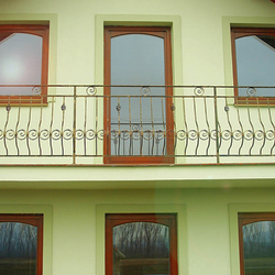 A family house railing