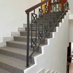 Staircase railing made in the Blacksmith's Art Studio UKOVMI for the Hotel Bellevue Staircase railing made in the Blacksmith's Art Studio UKOVMI for the Hotel Bellevue